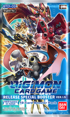 Digimon Card Game: Version 1.5 Booster Pack (12 cards)